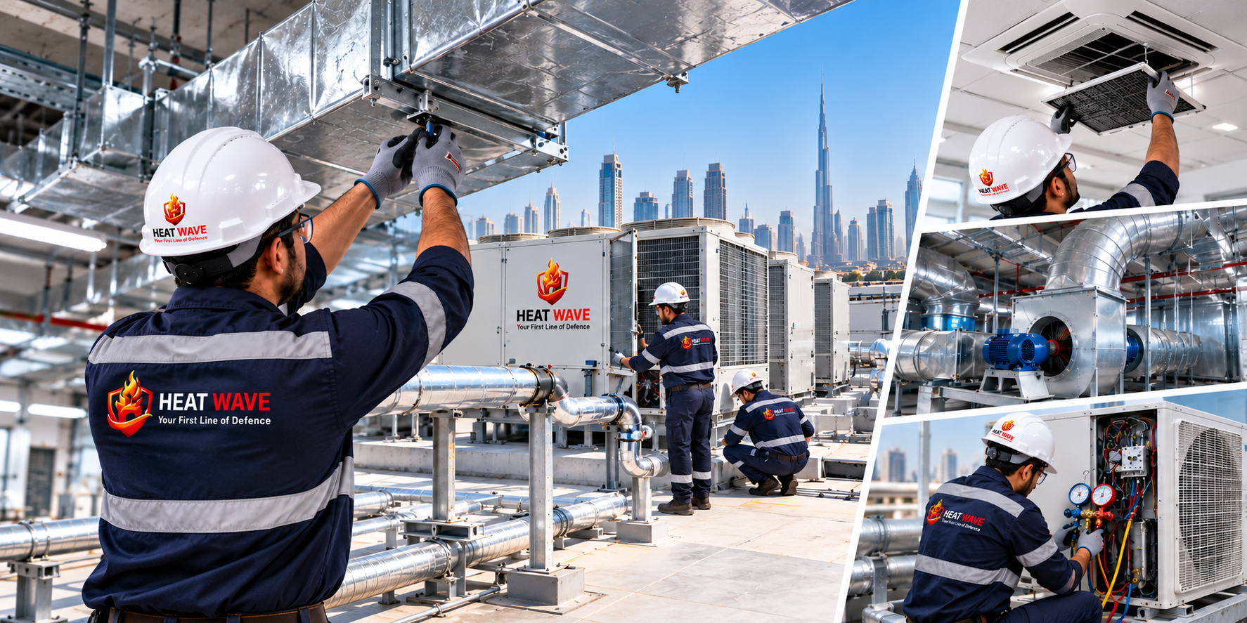 HVAC equipment and ventilation installation